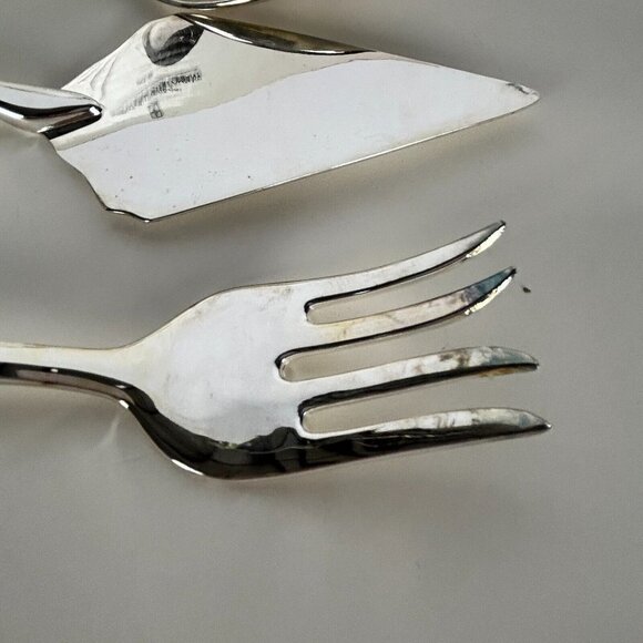 International Silver Co. Holiday Joy 3 Piece Silverplate Serving Set Christmas - Picture 5 of 11